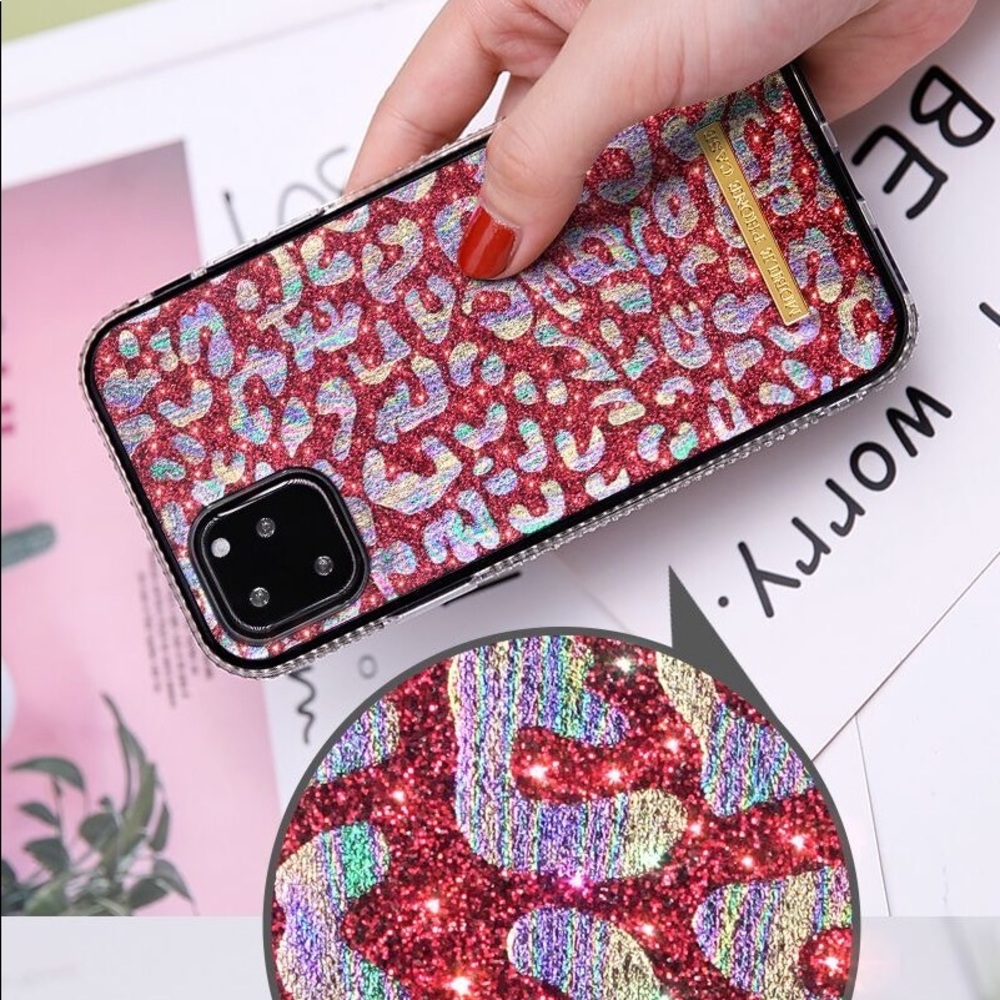 iPhone 11 / 11 Pro Max Case Leopard Bling